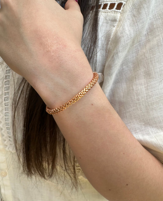 Pulsera Miyuki ocre claro